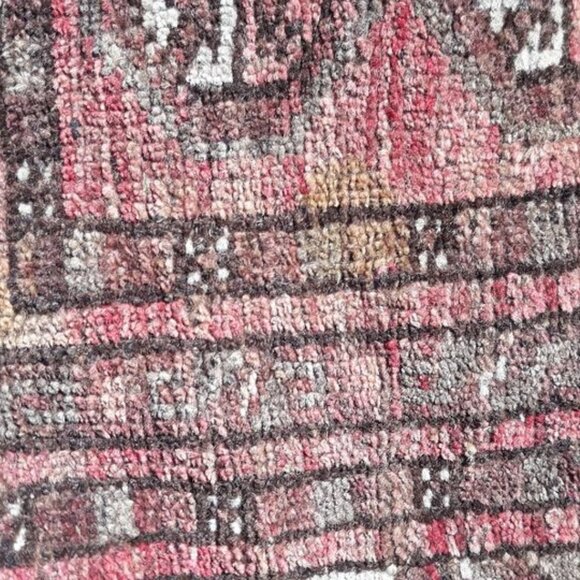 Vintage Handknotted Anatolian Wool Rug - Picture 5 of 7